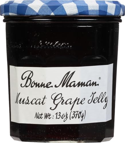 Premium Muscat grape jelly spread smoothly on a slice of breakfast toast