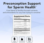 Theralogix ConceptionXR Reproductive Health nutritional facts panel