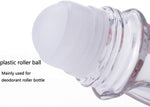 Wresty 50 milliliters deodorant roller bottles detail view of roller ball