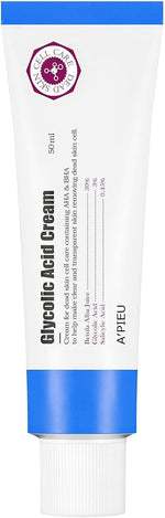 Back Label And Instructions On A'PIEU Cica Face Cream