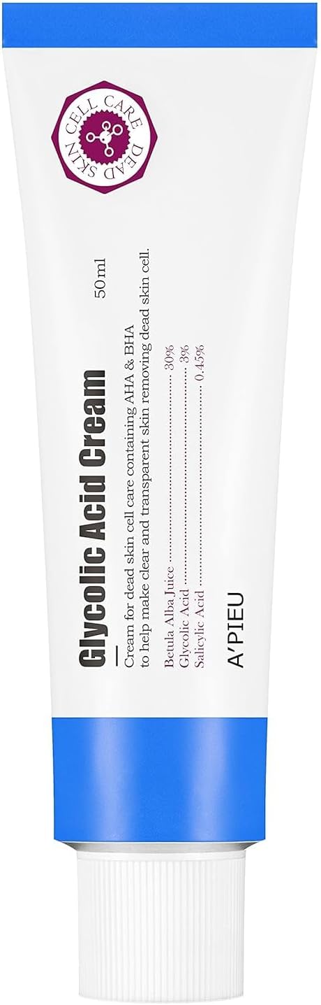 Back Label And Instructions On A'PIEU Cica Face Cream