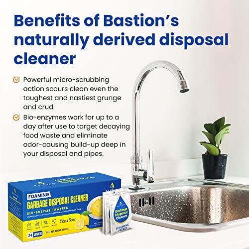 Bastion drain odor eliminator pods and kitchen sink