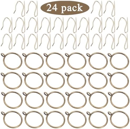 TXZWJZ durable polished curtain rod rings packaging view