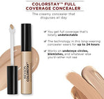 Revlon ColorStay Flex Wear, Full Cover Non-Creasing Concealer, Infused with Hyaluronic Acid & Vitamin E, Flexible Longwear, 030 Light Medium, 0.34 fl oz. - Image 6
