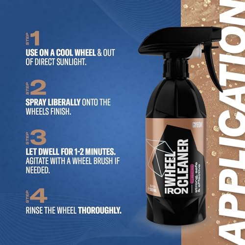 Authentic Gyeon Q2m Iron Wheel Cleaner bottle label details
