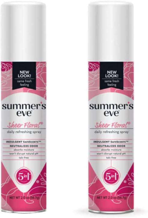 Summers Eve Freshening Spray 2 Ounce Sheer Floral (59ml) (2 Pack) - Image 1