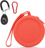 WALLFID Silicone Dog Treat Pouch Small Bag,with Pet Training Clicker,Walking Bag for Dog and Cat, Pocket Size, Easy to Clean, Odorless, Zipper Design,Moisture-Proof,Travel Walking Bag.(Sky Blue) - Image 15