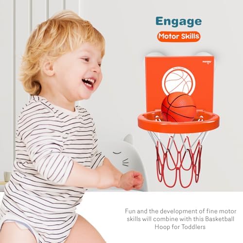 Child enjoying sports themed bath time with Marppy toy