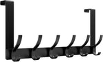 Optish Over The Door Hooks, Door Hanger Hooks for Hanging, Over The Doors Towel Racks for Bathroom with 12 Coat Hook, Coat Rack Bathroom Accessories2 Pack, Black - Image 10