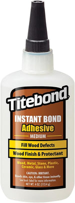 Titebond Instant Bond Medium CA Super Glue front view bottle