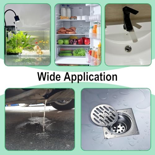 Ecocstm multi purpose flexible drain brush package contents showing the long wire and supplementary detail brushes