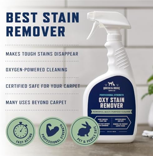 Pet safe stain remover spray for laundry and car seats