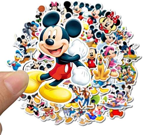Close up shot of premium vinyl Disney graffiti decals highlighting the smooth matte finish and sharp print lines.