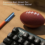 Squeezable foam football stress toys for office desk