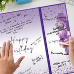 Guest signing Darunaxy birthday alternative guestbook