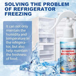 Demonstration of a clean dry towel wiping away melted frost after using Generisch defrosting spray.