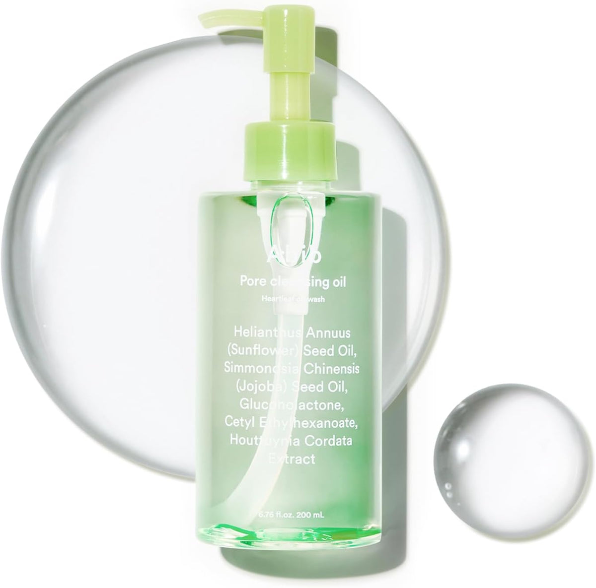 Back of the Abib face wash tube with ingredient list