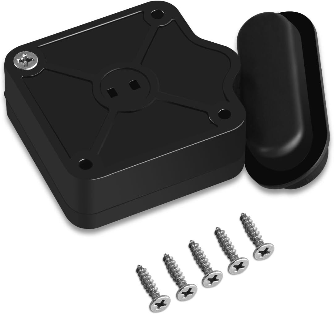 SWESGI tour pack cable lid tether front view showing retractable housing