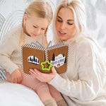 Compact and lightweight design of the imported USA baby photo book perfect for tiny hands.