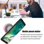 Tangxi pink mushroom audio speaker showcasing the side view and charging port entry.