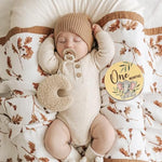 Roranic my first holiday milestone cards showing festive designs for baby first Christmas photos