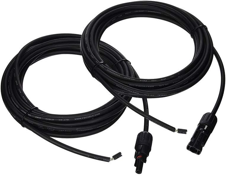 Renogy TUV tested solar PV cable closeup details