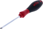 Wiha 4.5 x 80mm flathead screwdriver close up of precision machined tip