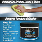 Rolite heavy duty metal polishing cream for aluminum and brass restoration