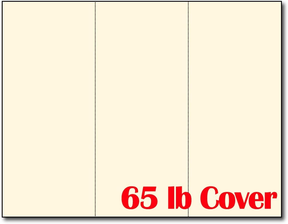 Desktop Publishing Supplies cream menu cards front view rack cards