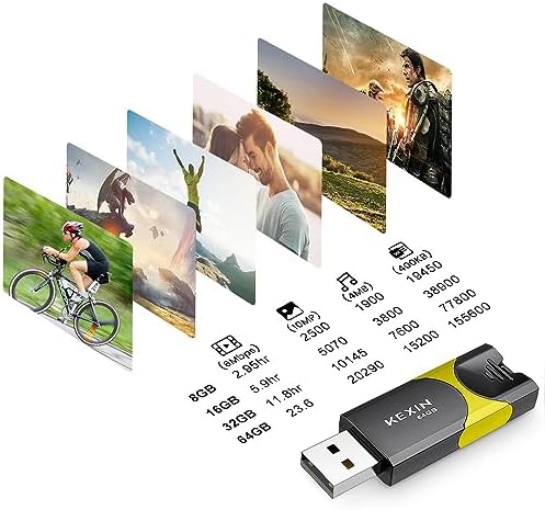 KEXIN multi pack data storage devices showcasing compatibility with laptops and modern computer systems.