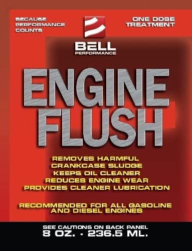 Bell Performance Engine Flush 2 pack bottles front view for deep engine cleaning.