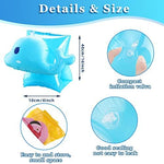 Toddler learning to swim with Skylety arm float rings