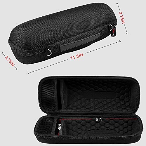 Comecase portable speaker bag showing reinforced rubberized top handle design for comfortable grip