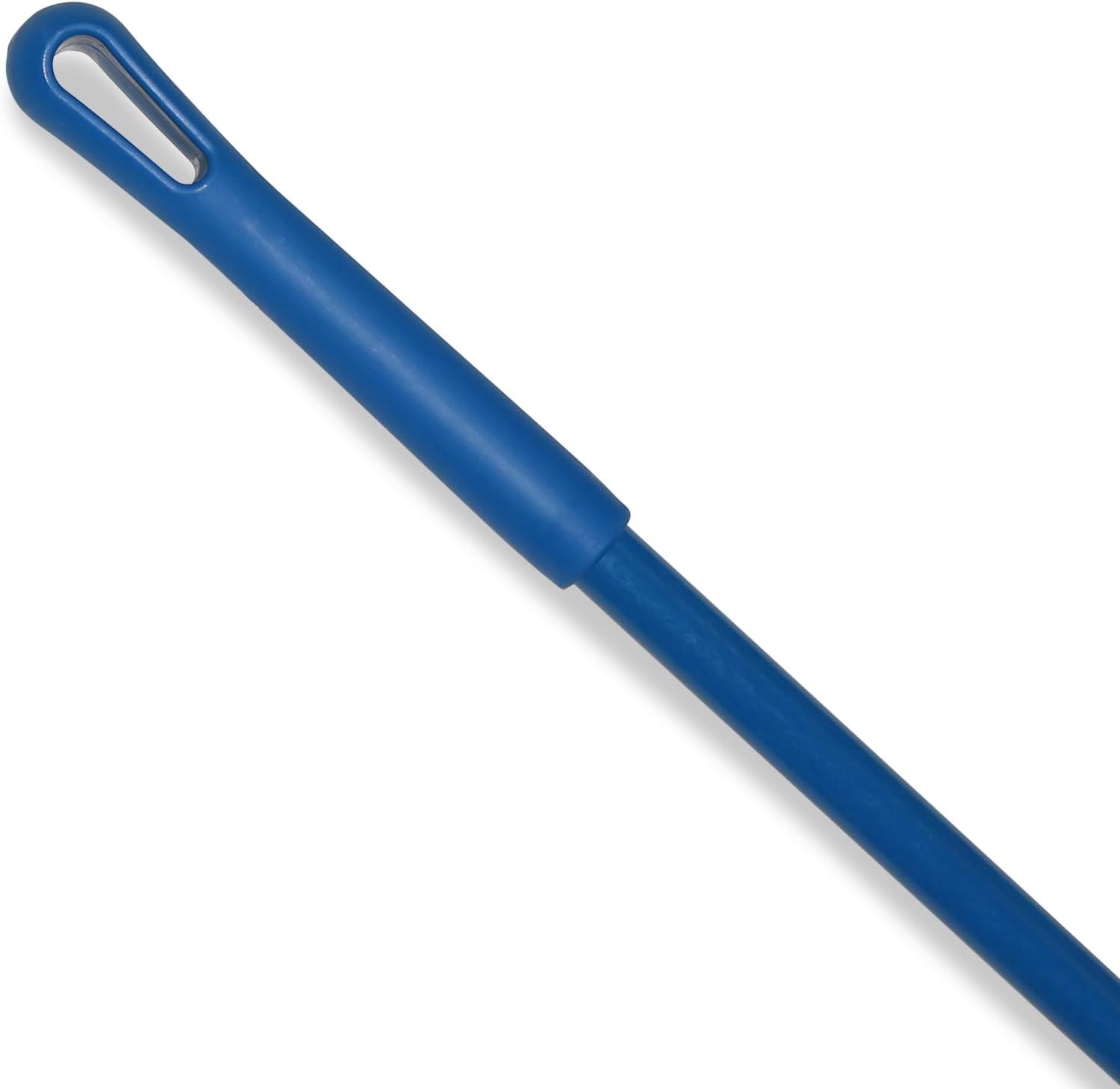 CFS Brands SPARTA fiberglass broomstick replacement handle front view blue industrial cleaning tool