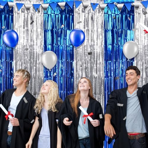 Zachely party background curtains bundle pack setup on wall