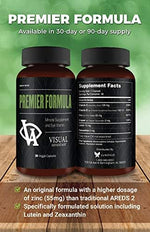 Three month supply bottle of Visual Advantage eye vitamins