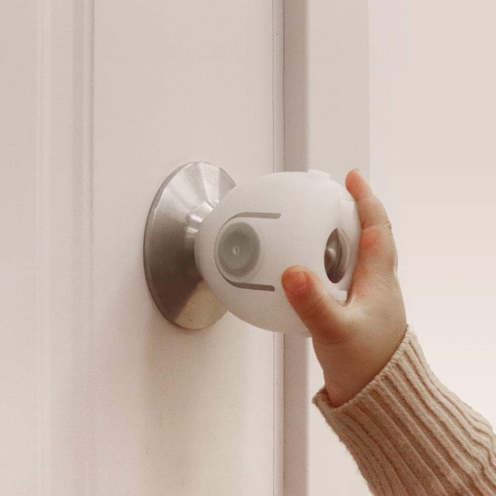 Eudemon 6 pack baby safety door knob covers front view
