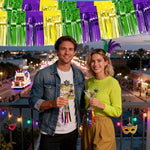 OHOME outdoor float streamers showcasing the shiny light-reflecting texture of the durable plastic material