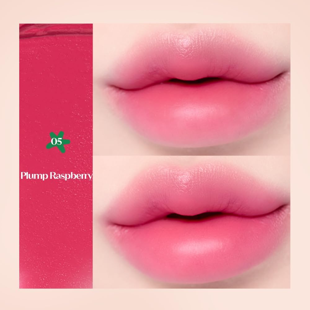 Korean makeup balm showing its soft melting texture for a blurred look.