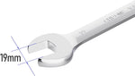 FOCMKEAS chrome vanadium steel wrench open end view