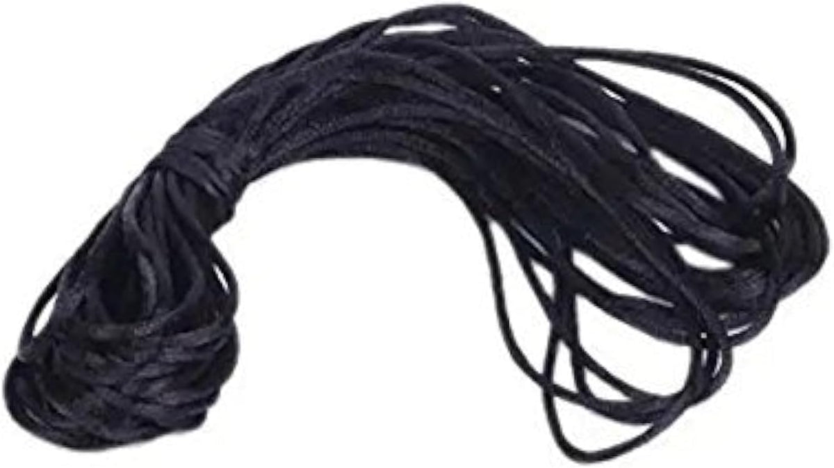 Yadnesh black silk thread front view spools packaging