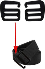 Keproving tactical gear strap adjuster side profile