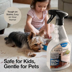 Authentic USA imported ForceField fabric and fiber cleaning solution