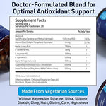 Side view of AgeImmune Superoxide Dismutase dietary supplement detailing cellular health benefits.