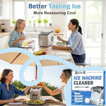 YoLandBuild ice machine cleaner tablets with crystal clear ice cubes