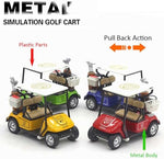 Liberty Imports 1:32 scale golf cart toy showing pullback mechanism