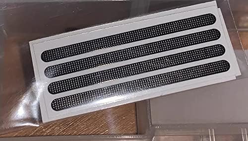Close up of adhesive backing on Iyanzi speaker mesh