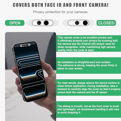Front camera shield packaging highlighting cross generation compatibility details