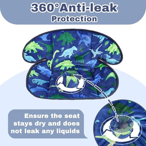 Machine washable baby car seat piddle pad
