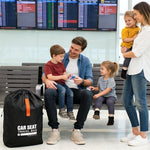 Kcicephine car seat bag with padded backpack straps